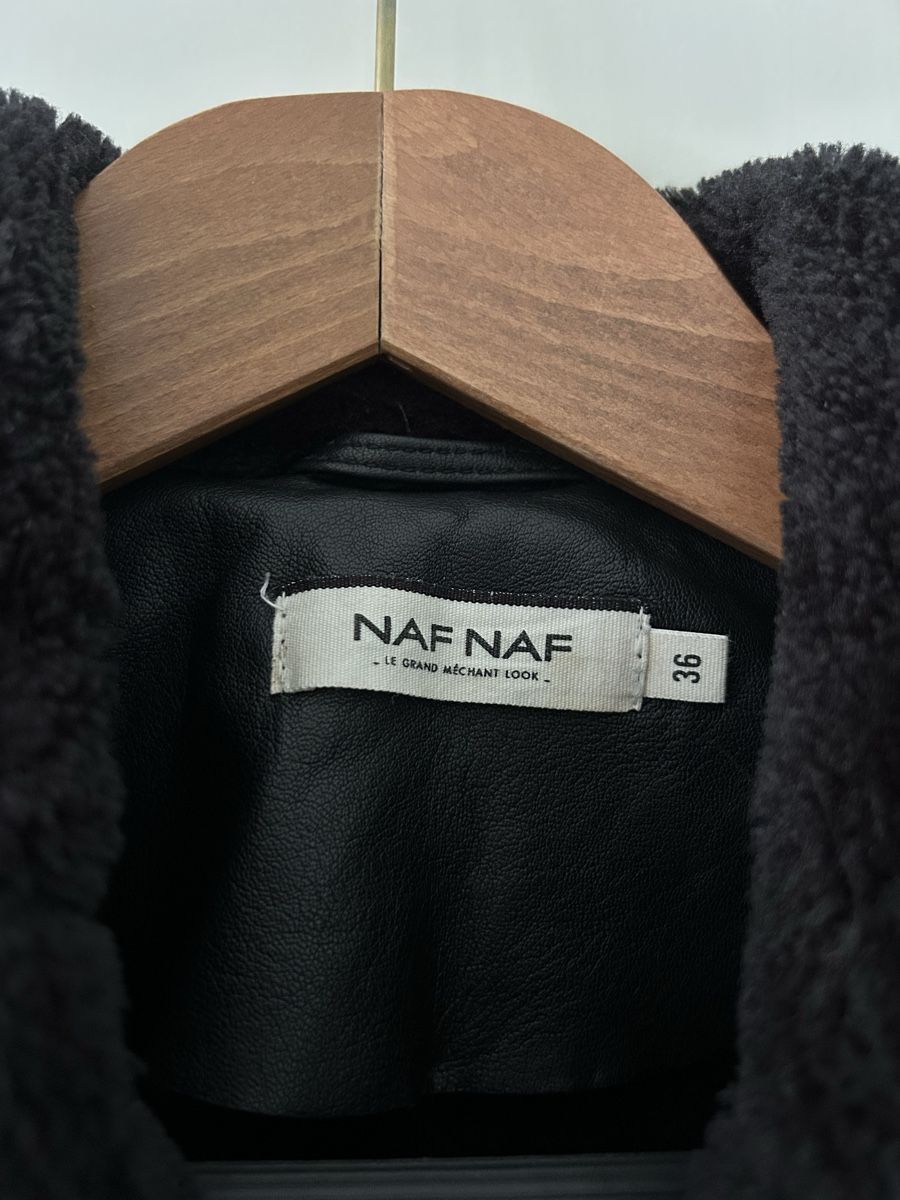 Nafnaf Jacken: Echtlederjacke gefüttert – Gebraucht aus Luzern von Naed3 3