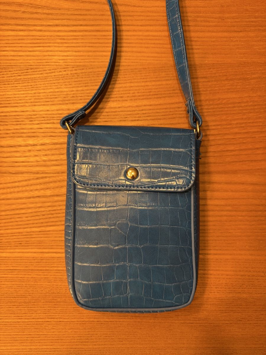 Borse: Blaue Handtasche / Handytasche – Usato da Aesch BL venduto da comven 1