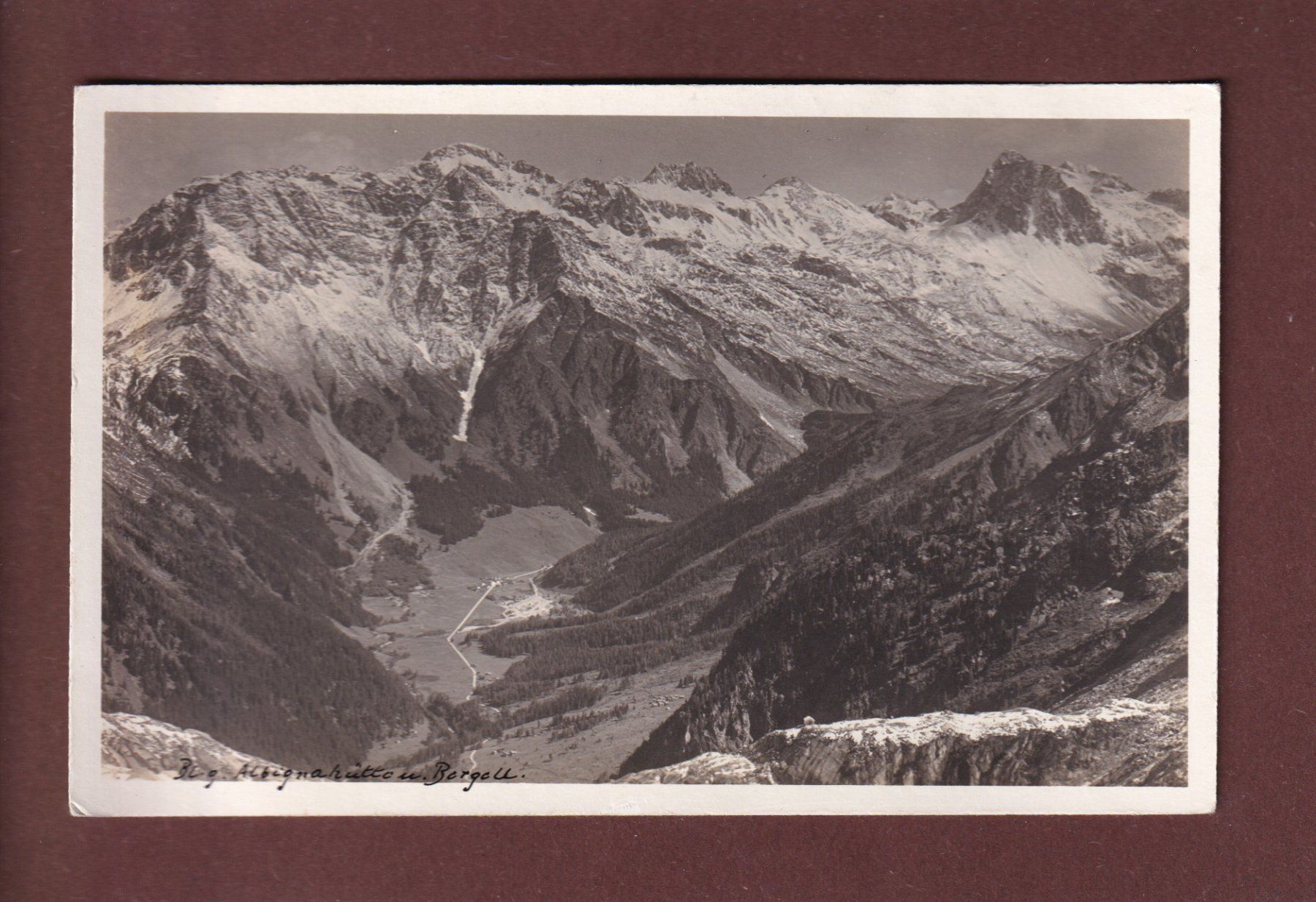 Cartoline postali: Casaccia - Albignahütte und BERGELL – Usato da Pully venduto da nicecards