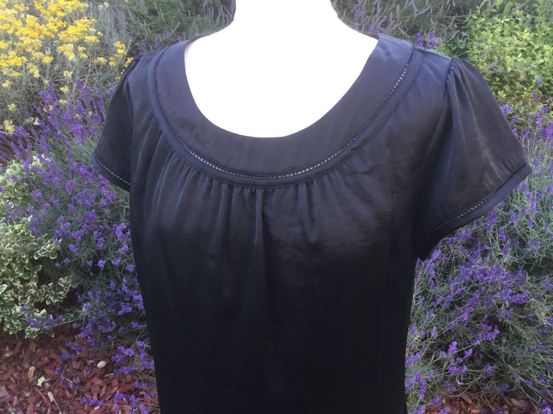 Vestiti: Robe noire satinée CASA BLANCA, taille 38, NEUF – Nuovo (secondo la descrizione) da Agiez venduto da chouchanelle 2
