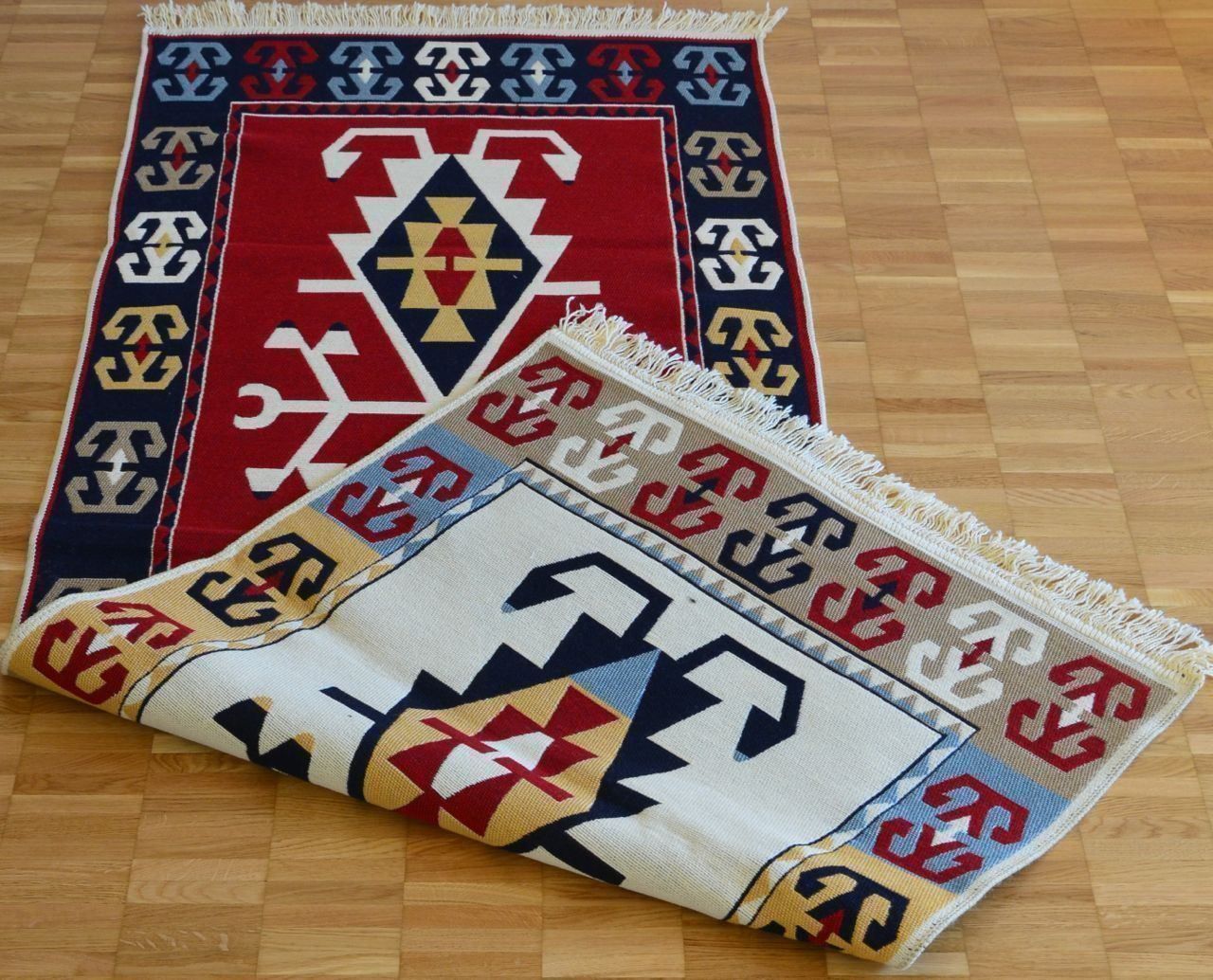 Tappeti: 2 in 1 Orientalischer Kelim Läufer – Nuovo e nell'imballaggio originale da Adlikon b.Regensdf venduto da orientXpress
