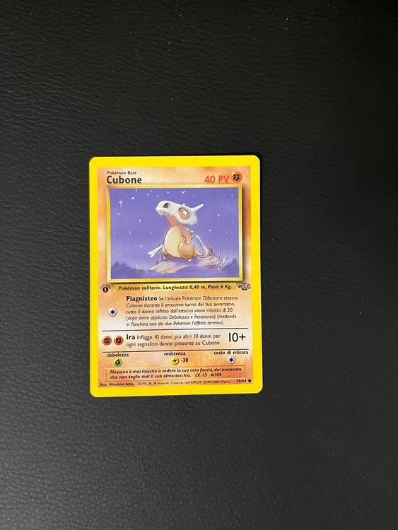Cubone First Edition | Jungle 50/64 (IT) (Gebraucht) in Viganello für ...
