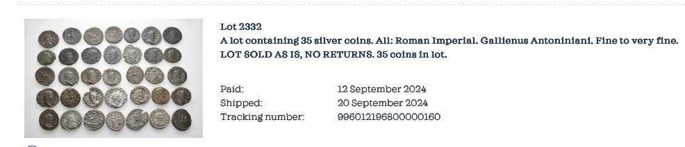 Tutti le monete: GALLIENUS Antoninianus – Usato da La Sarraz venduto da classicworldcoins 1