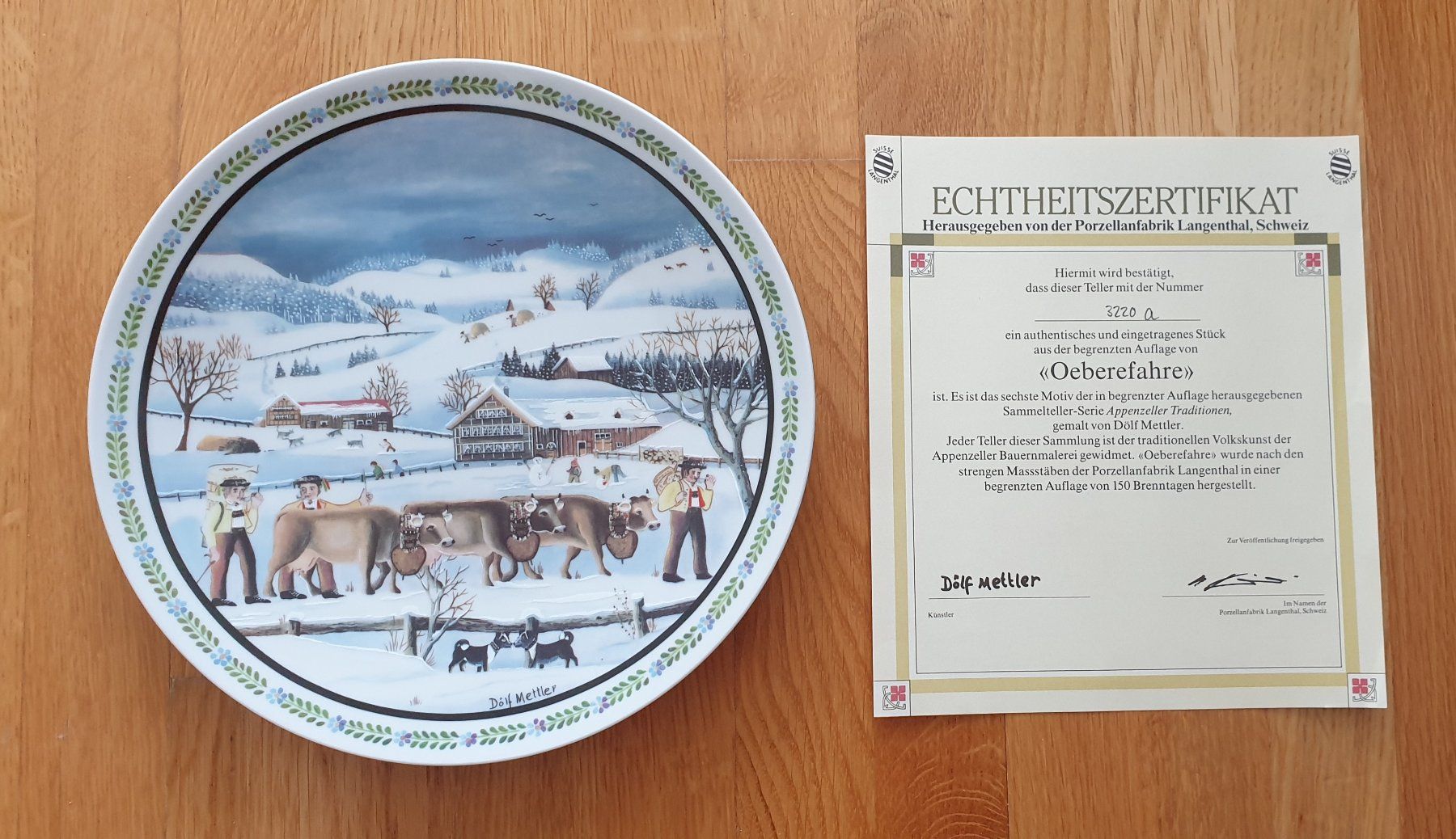 Piatti: 6 Sammelteller Appenzeller Traditionen – Usato da Schliern b. Köniz venduto da Renagrumpi 5