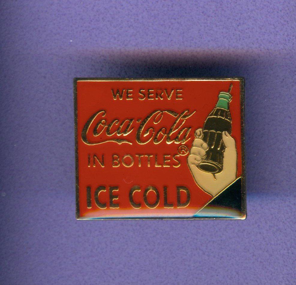 Coca-Cola Plaketten & Abzeichen: Coca Cola  ICE COLD – Gebraucht aus Winterthur von Sammleroase