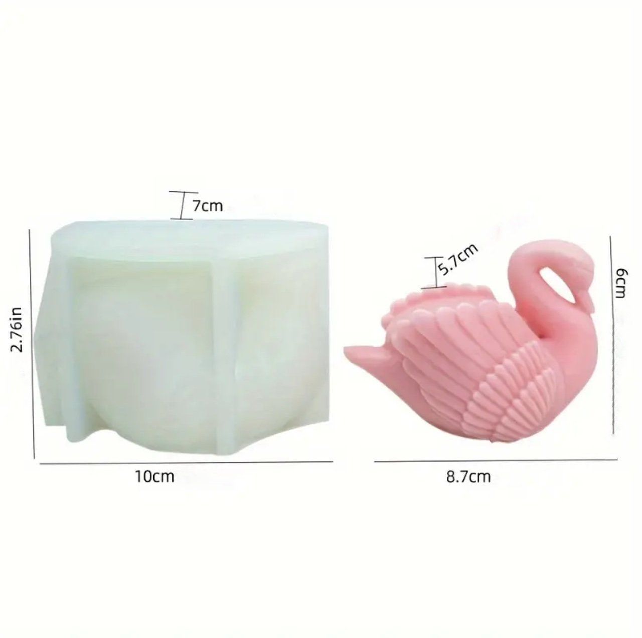 Teglie da forno: Giessform Silikonform Kerzenform Tiere Schwan – Nuovo e nell'imballaggio originale da Kaltbrunn venduto da schere-stein-papier