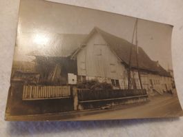 Alte Ansichtskarte Bauernhaus schwarzweiss guter Zustand