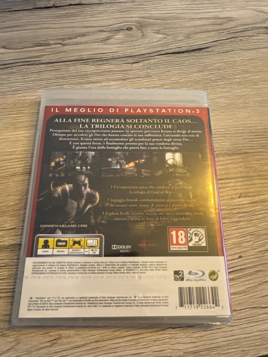 Giochi: Jeu PS3 God of War SEALED – Nuovo e nell'imballaggio originale da Courrendlin venduto da jay_lkn6 1