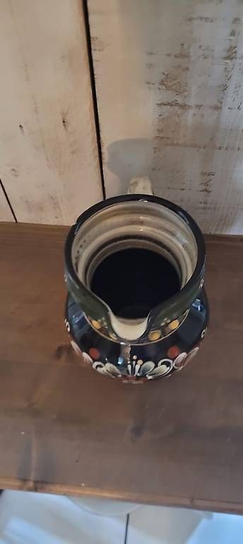 Caraffe: Keramikkaraffe floral traditionell – Usato da Biberist venduto da FarbAder 1