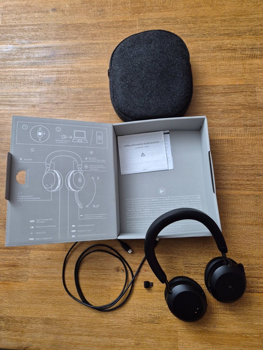 Jabra Cuffie: Jabra Evolve2 75 MS Stereo Black USB-C - neuwertig – Nuovo (secondo la descrizione) da Oberengstringen venduto da NiJuLi 4