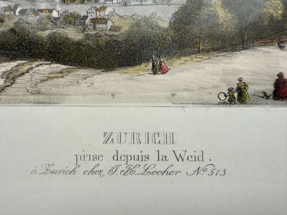 Incisioni: Stich - ZURICH pris depuis la Weid – Nuovo (secondo la descrizione) da Schattenhalb venduto da Oodaaq 2