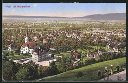 St. Margrethen, belebt, gelaufen 1923