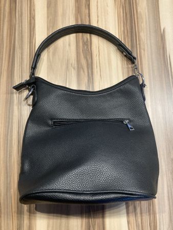 Handtasche Schwarz Kunstleder Black