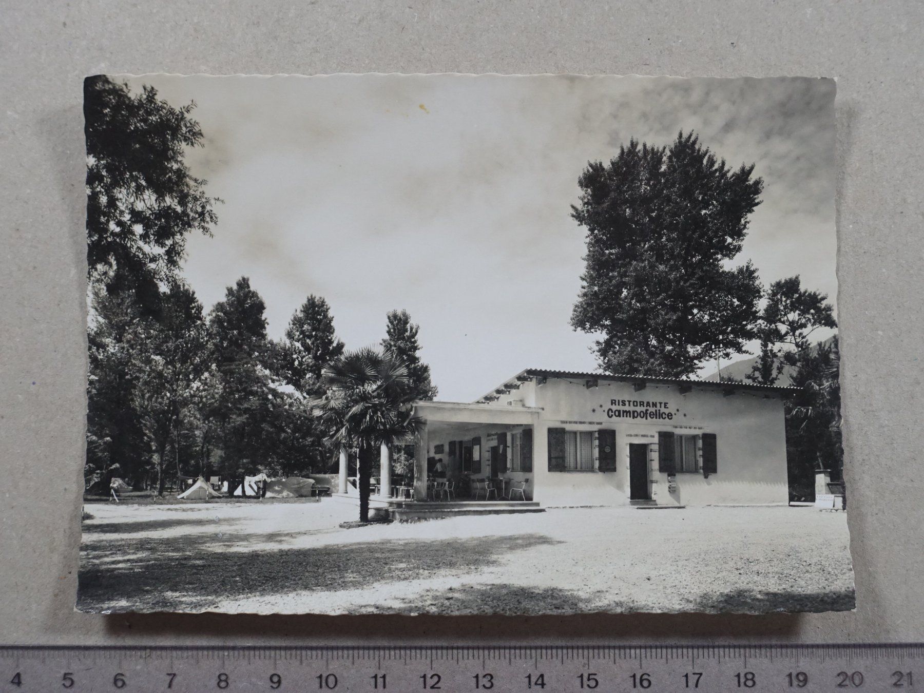Cartoline postali: Tenero, Camping Campofelice – Usato da Lenzburg venduto da fh1