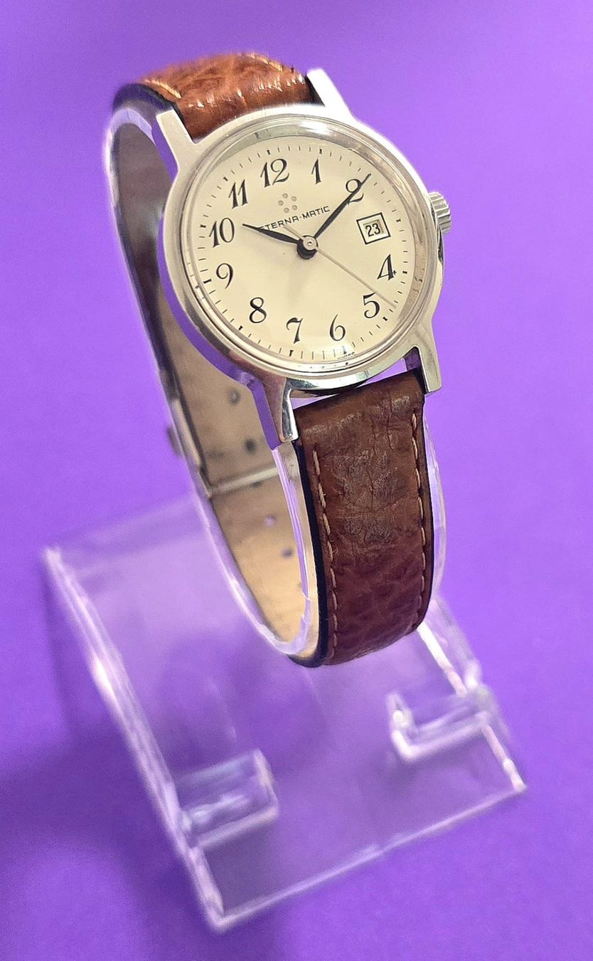 Eterna Uhren: ETERNA MATIC ARMBANDUHR ALASKE UHR – Gebraucht aus Neftenbach von Taschen-Uhren 7