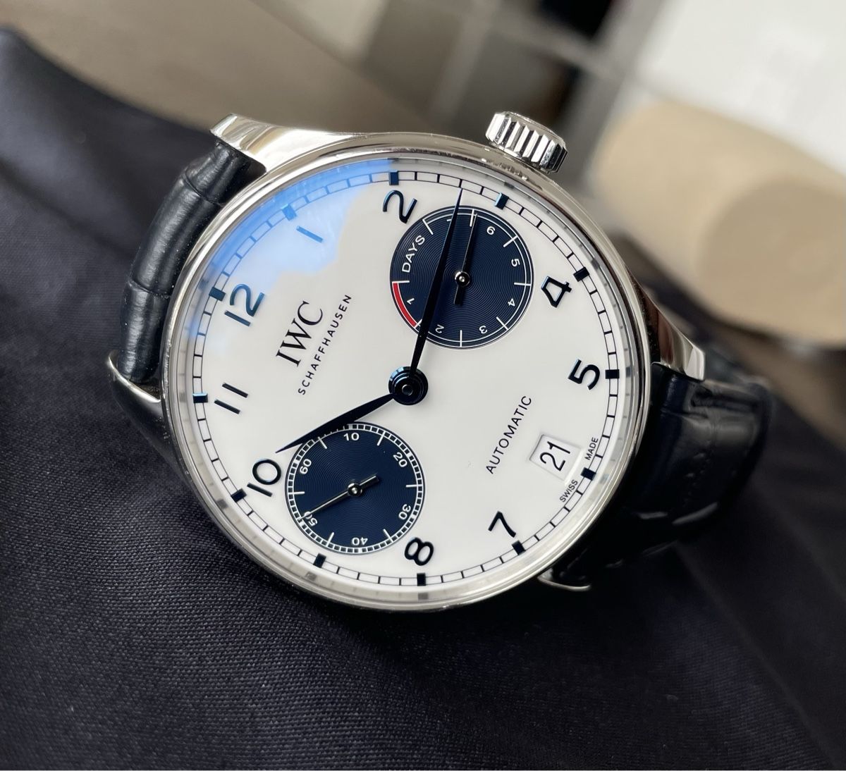 IWC Uhren: IWC Portugieser Automatic Panda Portuguese – Gebraucht aus Oftringen von manuel855