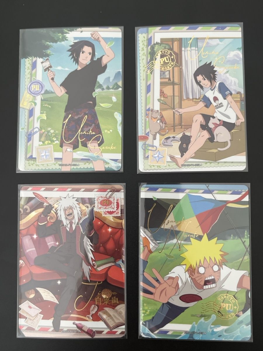Sammelbilder & Trading cards: Lot de 4 cartes Naruto PU – Neu (gemäss Beschreibung) aus Lausanne von Manonpiq