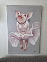 Ölgemālde Schwein