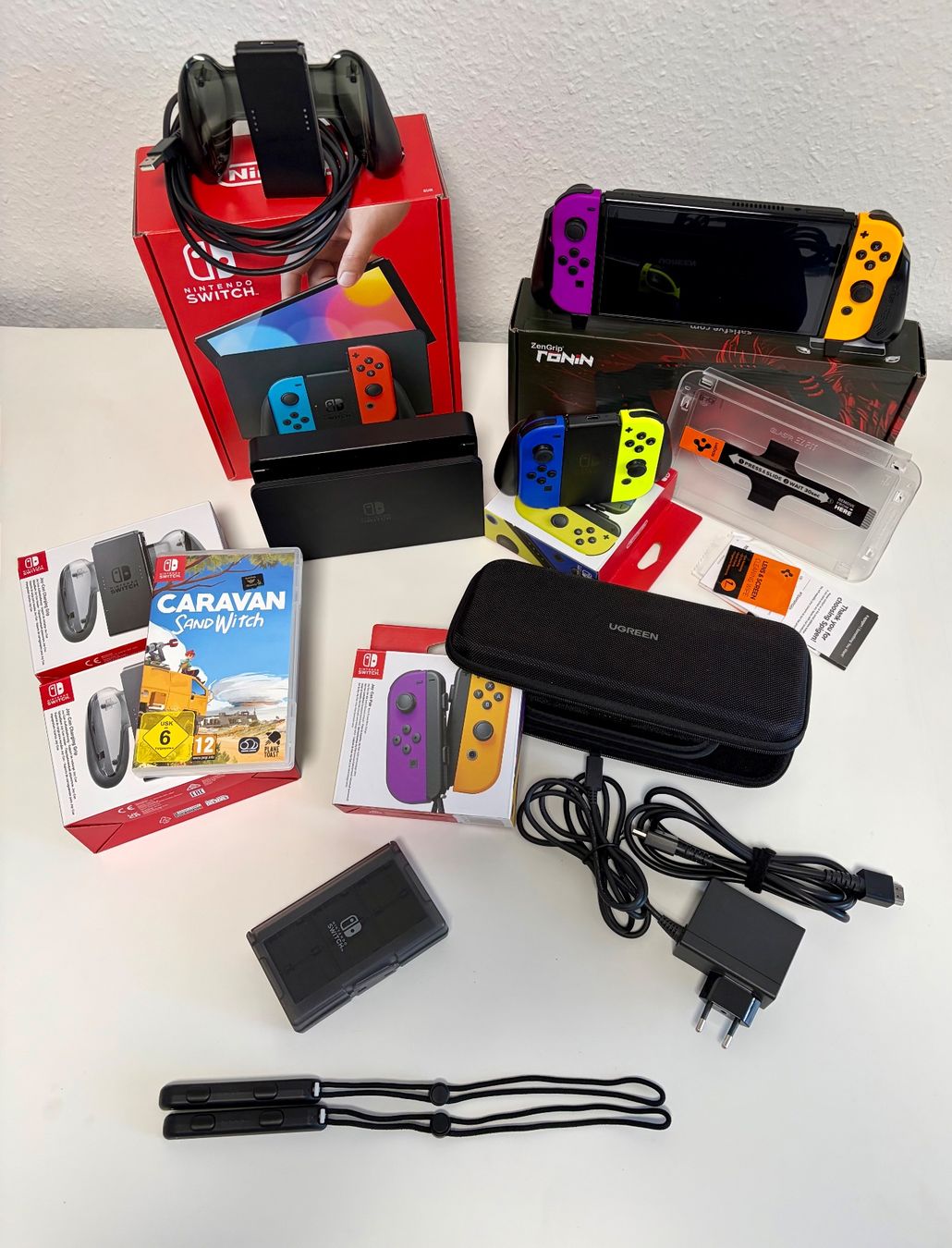 Nintendo Console: Nintendo Switch OLED mit div. Zubehör – Usato da Zürich venduto da Wolpe23