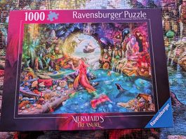 Ravensburger Puzzle 1000 Teile Mermaid's Treasure neu