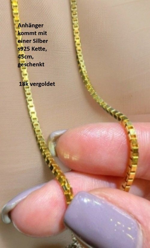 Anhänger: Gold 585 Charms Anhänger mit s925 Halskette – Neu und originalverpackt aus Hemmental von Goldwelt2 1