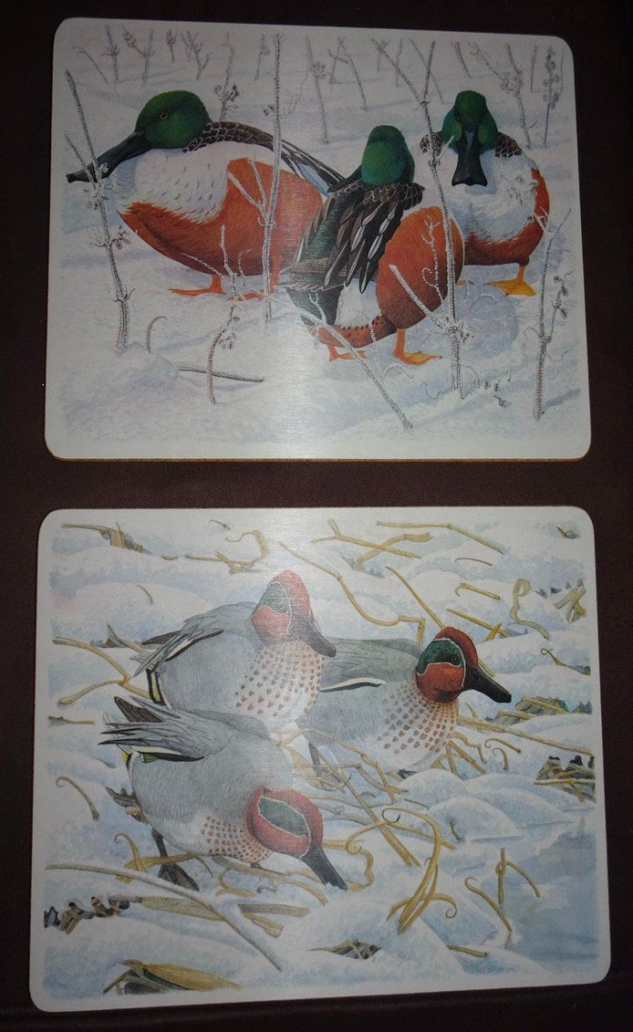 Geschirrsets: Set 6 dessous de plat Wildfowl oiseaux – Neu und originalverpackt aus Châtelaine von fil_7lqg 4