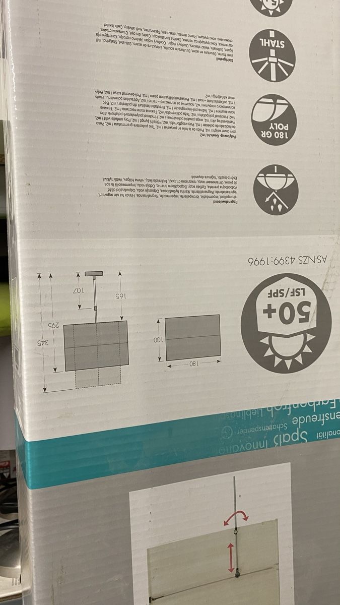 Sonnenschirme: Doppler Balkonblende active 180x130 Neu – Neu und originalverpackt aus Täuffelen von PIPPODAN 3