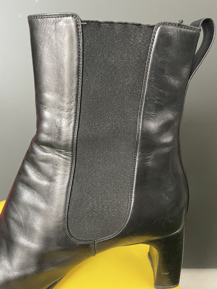 Gucci Damenschuhe: GUCCI Black Leather Ankle Boots - Size 41 – Gebraucht aus sonvico von Ptequila 3