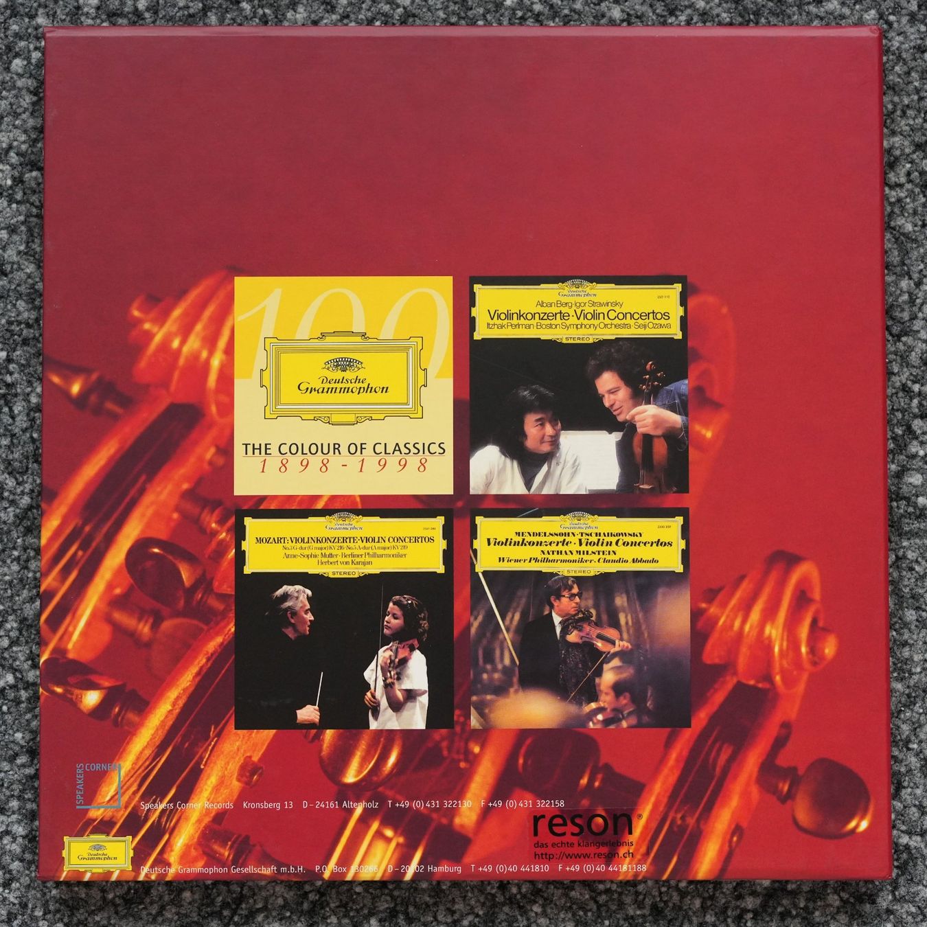 Dischi in vinile: Deutsche Grammophon / The Violonists / 3-LP Box – Nuovo (secondo la descrizione) da Brunnen venduto da Techfreak1 1