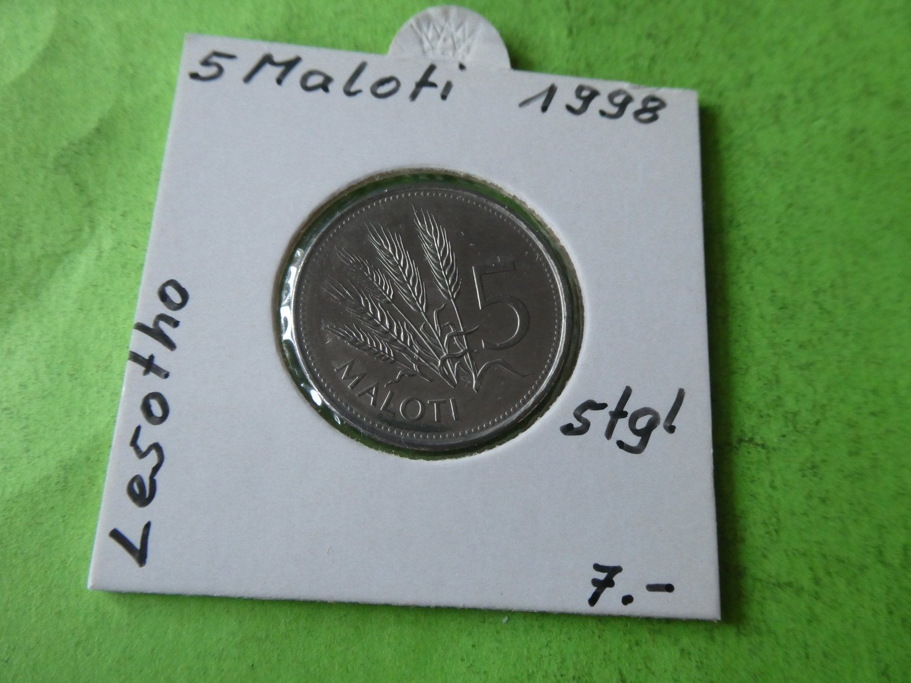 Tutti le monete: Lesotho 1998, 50 Maloti   stgl – Usato da Hinterforst venduto da Rohusri