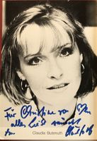 Claudia Butenuth 1945-2016 Autogramm signiert Foto 10x15cm