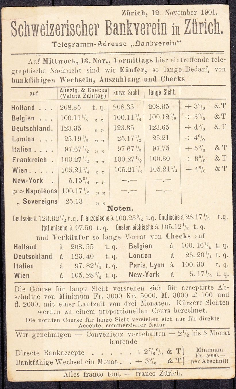 Tutti i francobolli: Brief Schweiz Mit Ziffermarke 1901 – Usato da Herrliberg venduto da Lfrifda 1