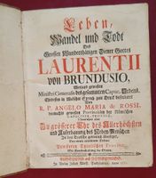 Buch 1751 - Leben des Diener Gottes Laurent II von Brundusio