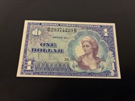 1968 $ 1 DOLLAR MILITARY PAYMENT CERTIFICATE SERIES 661 bank