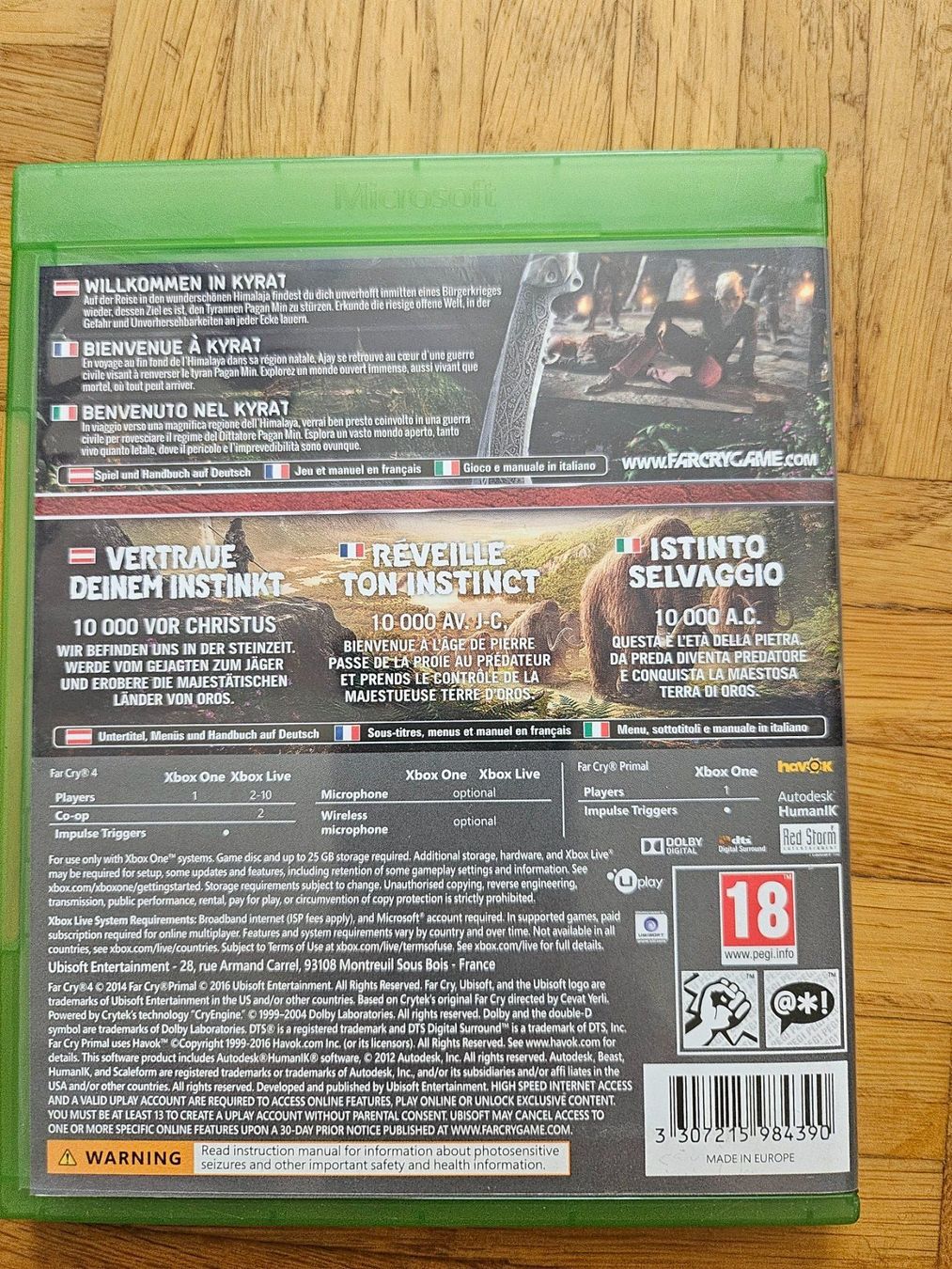 Spiele: Far Cry 4 und Far Cry Primal XBOX ONE – Gebraucht aus Landquart von Spirit6 1