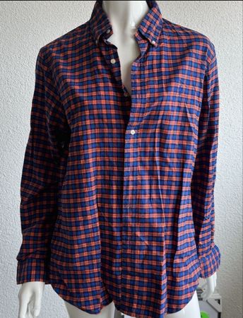 Men's Checked Shirt Polo Ralph Lauren Size L Cotton