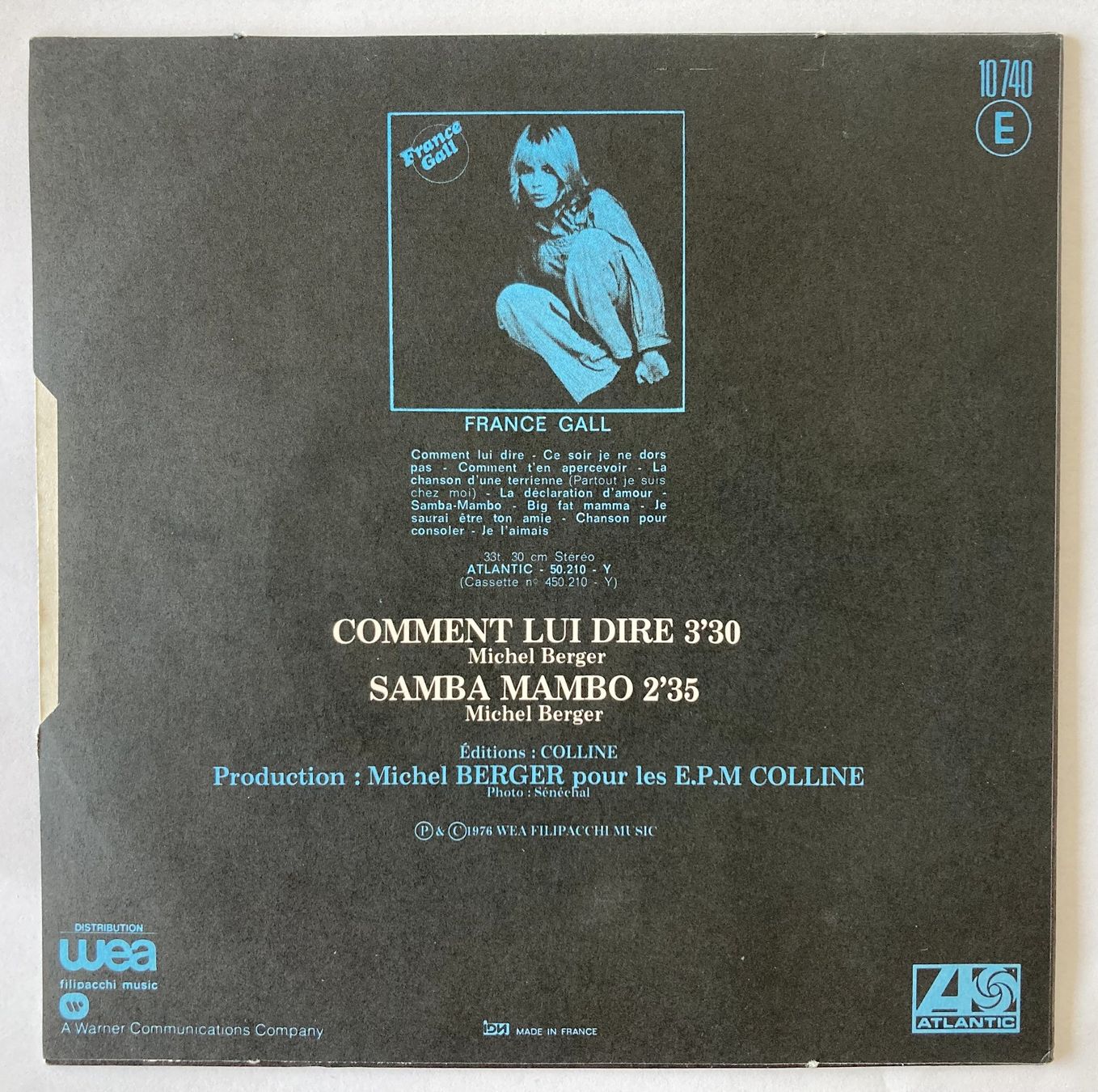 Schallplatten: FRANCE GALL - COMMENT LUI DIRE – Gebraucht aus Bottens von hotter-than-hell 1