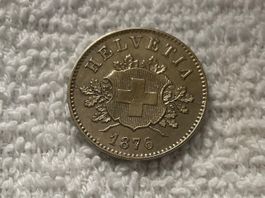 10 centimes/rappen 1876 Abart