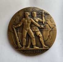 1957 Schützenmedaille Zürich 60 mm Var. n.i.R. *RAR*