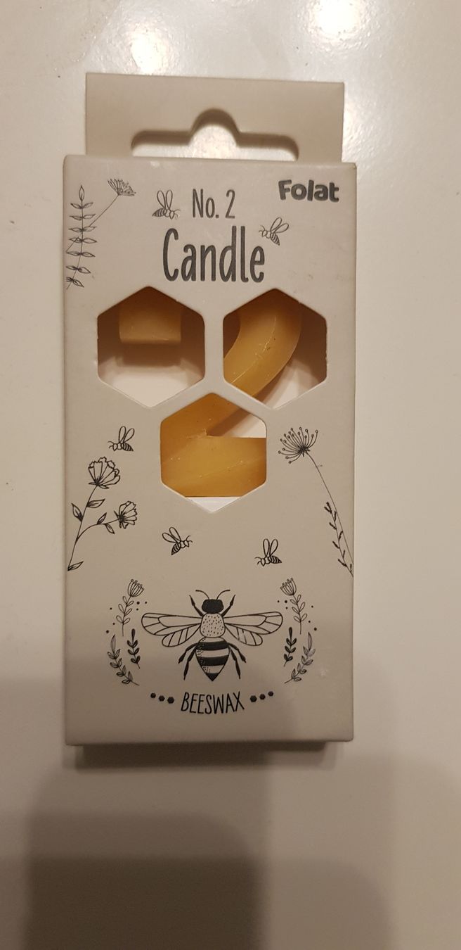 Candele: Kerze aus Bienenwachs No.2, Neu – Nuovo e nell'imballaggio originale da Zürich venduto da sb_t28m