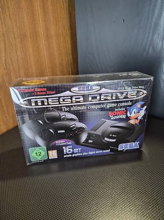 Console: Sega Mega Drive Mini OVP  mit Schutzhülle – Usato da Berg TG venduto da pas_mft2