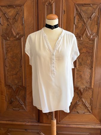 NILE ESSENTIAL  Bluse 100% Seide  Gr. L  Zustand: Perfect