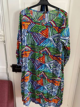Sommerkleid leicht   4XL   65 %Baumwolle wie neu