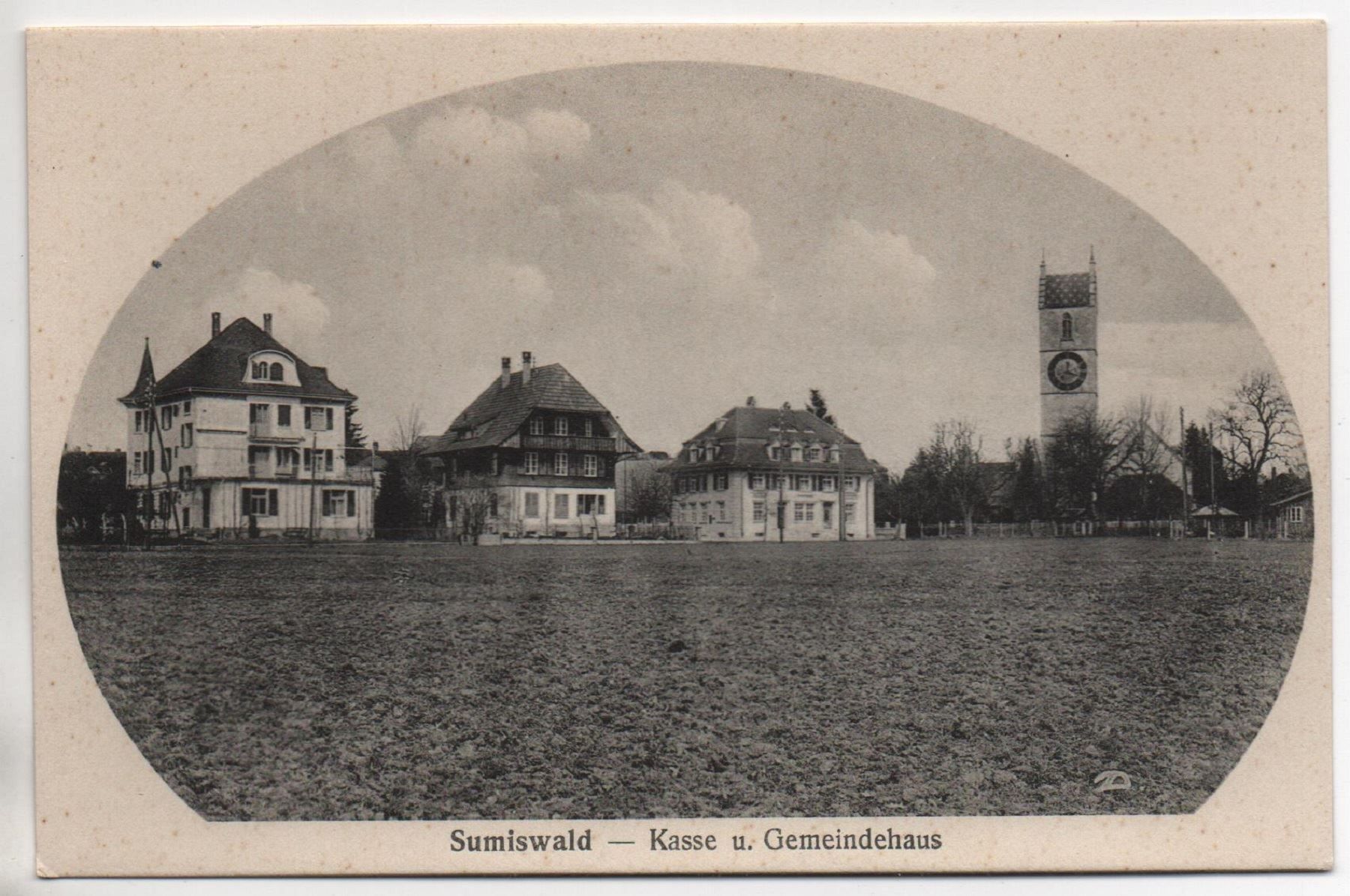 Ansichtskarten: SUMISWALD Kasse u. Gemeindehaus – Neu (gemäss Beschreibung) aus Jona von philajona