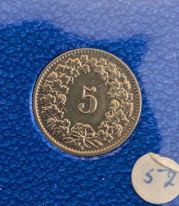 Tutti le monete: 5 Rappen 1957 – Usato da Arch venduto da coinsandmore 1