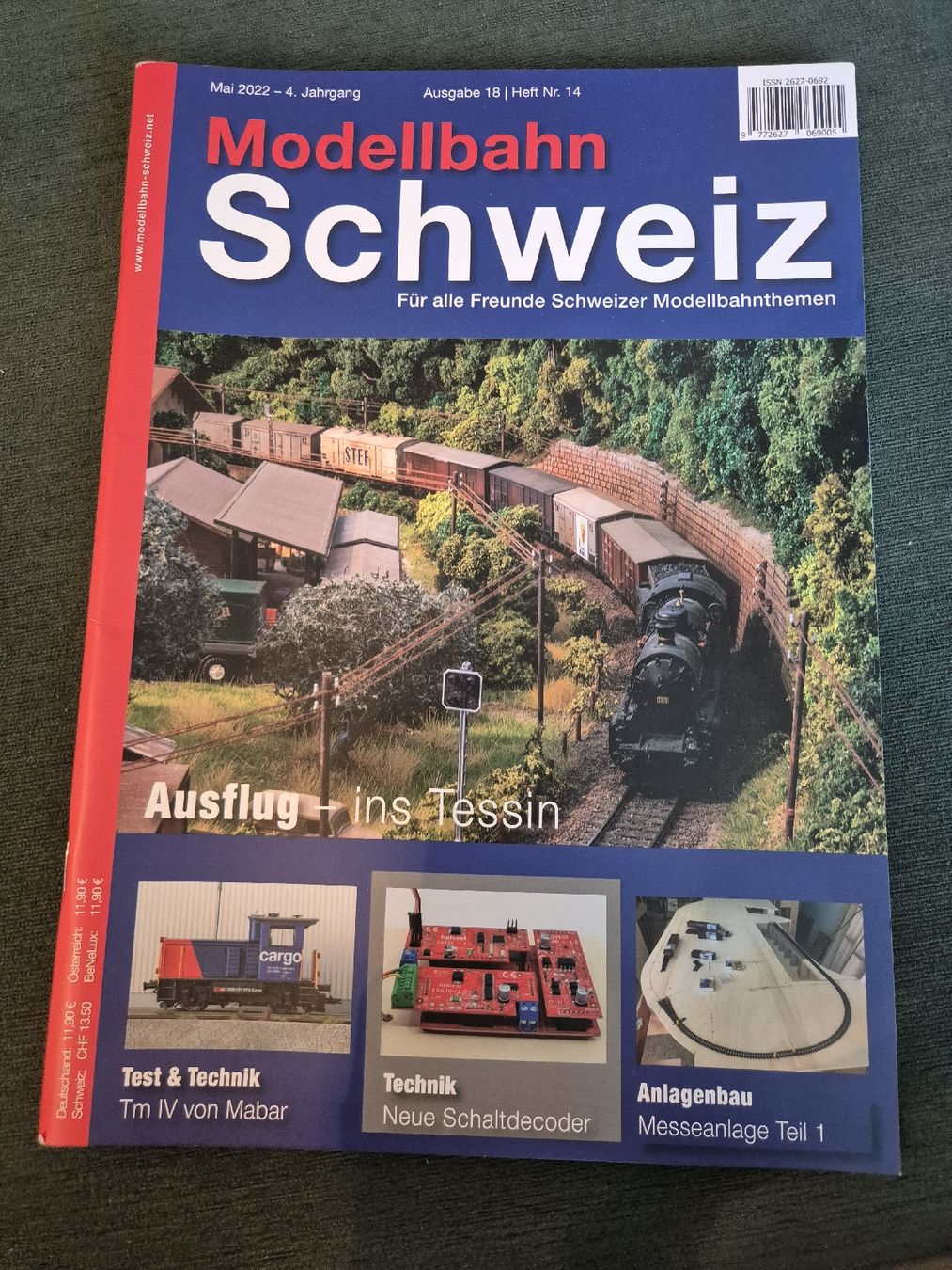 Riviste & Magazine: Modellbahn Schweiz 2022 Nr.14 – Usato da Ehrendingen venduto da Amigo5