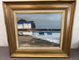 Georges LAPORTE (1926-2000) Tableau peinture sur toile signe