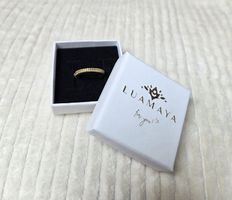 goldfarbener, wasserfester Ring von Luamaya