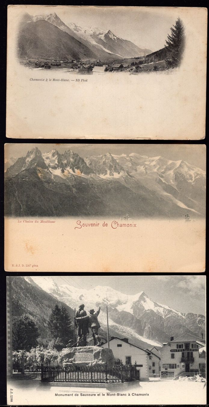 Cartoline postali: 8 Karten Chamonix  ( alle im Scan ) – Usato da Aarau venduto da kufi44 4