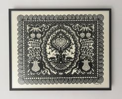 Marlys Rohr, Original-Scherenschnitt 1984
